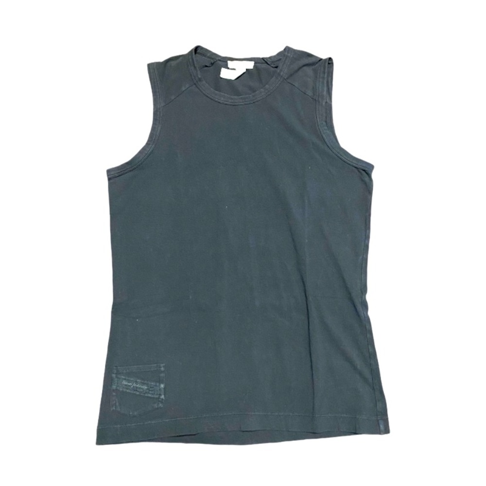 Diesel Black sleeve less top size medium